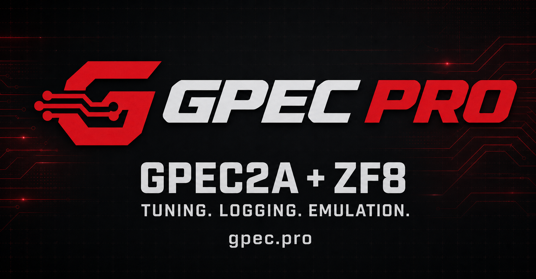 GPEC PRO - GPEC2A + ZF8. Tuning. Logging. Emulation.